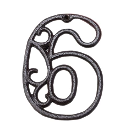 Numéro de porte rétro finition haut de gamme pour intérieur extérieur