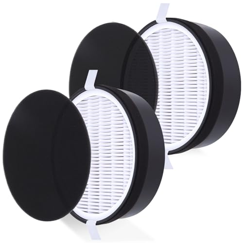 Filtres de rechange compatibles LEVOIT LV-H132 lot de 2 pré-filtre HEPA charbon actif