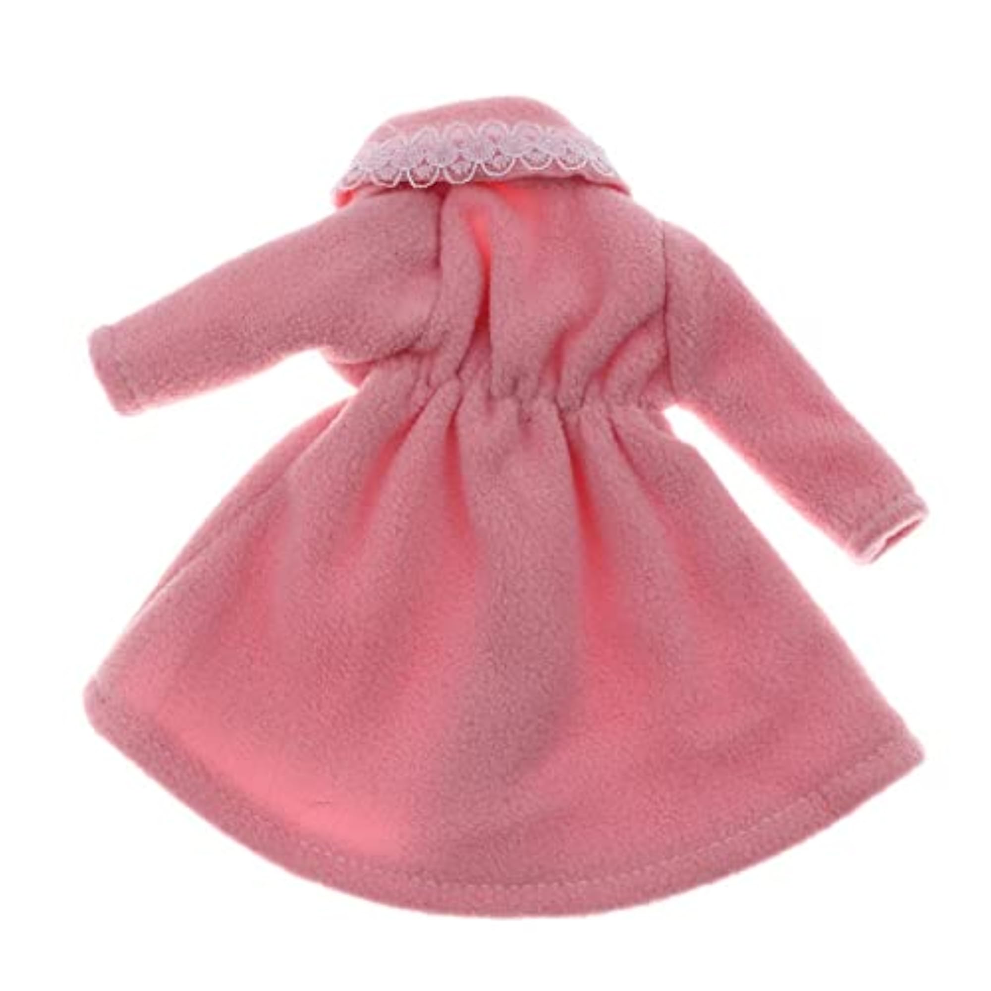 Pink Furry Coat for Dolls