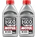 Motul (2 Pack) 100949 8068HL RBF 600 Factory Line Dot-4 100 Percent Synthetic Racing Brake Fluid - 500 ml