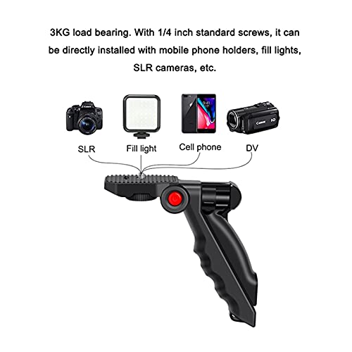 Kit vlogging con control remoto Jumpflash luz LED y micrófono integrado para vídeo estable 6