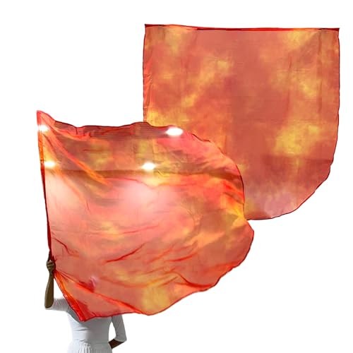 Bandera de adoración de chiffon llama para entrenamiento y actuación 2