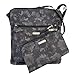 Baggallini womens Go Bagg with RFID Phone Wristlet, Black/Grey Floral, One Size US