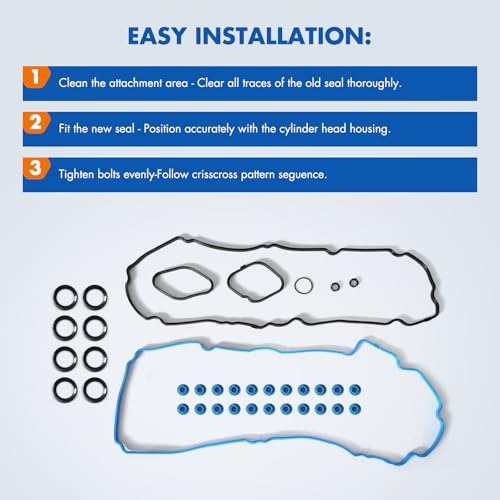 Image of Valve Cover Gasket Fit for Ford Explorer 3.5L,for Lincoln MKS 3.5L Replace VS50884R