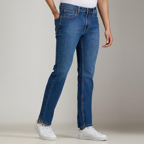 Image of Pepe Jeans Men's Jeans | Straight Fit | Mid Rise | Stretchable