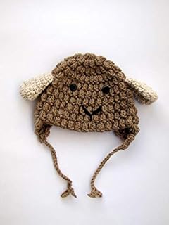sheep crochet baby hat