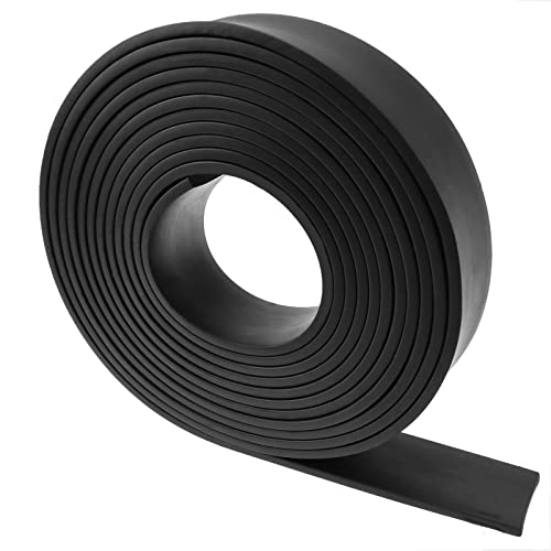 Plancha goma rollo de caucho tira de goma de neopreno plancha de goma suelo de goma antideslizante placa de goma para juntas antivibración protección bricolaje (25mm×5mm×3m)