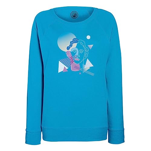 Sweatshirt femme statue line art pull illustration abstraite chic