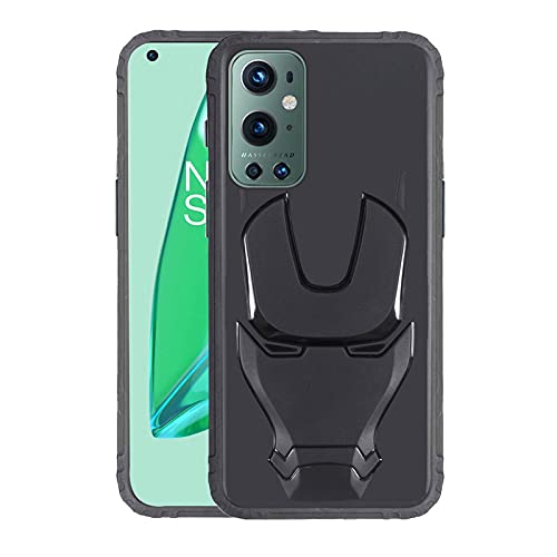VIDO 3D Iron Man Avengers Back Case,360 Degree Protection,Shock Proof,Screen & Camera Protection,Soft Silicon Rubberised Back Cover Suitable for Oneplus 9 Pro/ 1+9 Pro