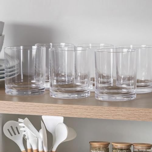 Newzealkids Clear Acrylic Glasses 12 oz – Set of 6 Unbreakable Plastic Cups by Newzealkids - Used condition - Image 7