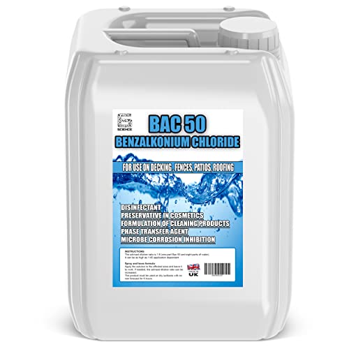 BAC50 Benzalkonium Chloride Bactericide, Fungicide, Algaecide Various 1 litre
