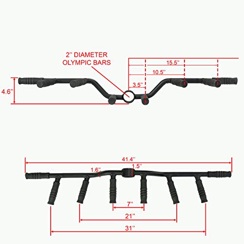 Valor Fitness Mb-42 Multi-Grip Machine Bar Attachment #TOP1