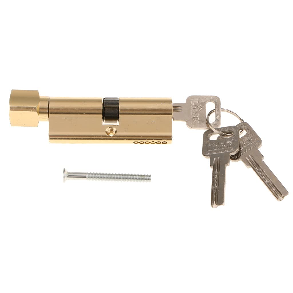 Buy ShawnBlue Lock Cylinders 90mm Cylinder Lock with Thumb Turn Zinc