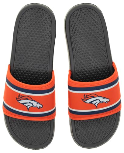 Image of FOCO NFL Team Printed Slide Sandals - Officially Licensed Football Fan Footwear for Comfort & Style