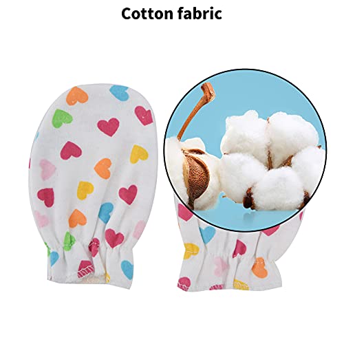 Pssopp Guanti, in Cotone per Neonati per