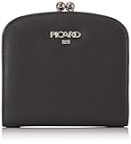 Material: Leder Picard BINGO 80593420 Damen Geldbörsen 10x9x3 cm (B x H x T), Schwarz (Schwarz)