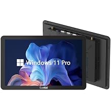 15.6 inch Embedded Industrial Panel PC,Capacitive 1920 * 1080 Touch Screen,VESA Bracket,Windows 11 Computer for Automation,2xLAN,4xUSB,2xRS485,4xRS232I3-1215U,8GB-DDR4 RAM 128GB SSD