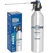 FIRSTINFO A1638 | 620ml | Aluminiumflasche | Pneumatische nachfüllbare Sprühvorrichtung | Wiedera...