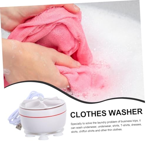 Veemoon 3pcs Mini Ultrasonic Washing Machine Portable Clothes Washer Travel Washer Compact for Camping and Outdoor Use - Image 9