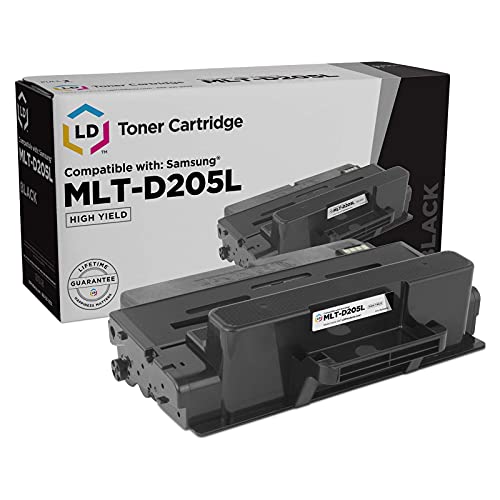 LD Compatible Toner Cartridge Replacement for Samsung MLT-D205L High Yield (Black) Compatible with Samsung ML and SCX ML-3312ND, ML-3312DW, ML-3712ND, SCX-4835FD, SCX-4835FR, SCX-5339FR and SCX-5739FW