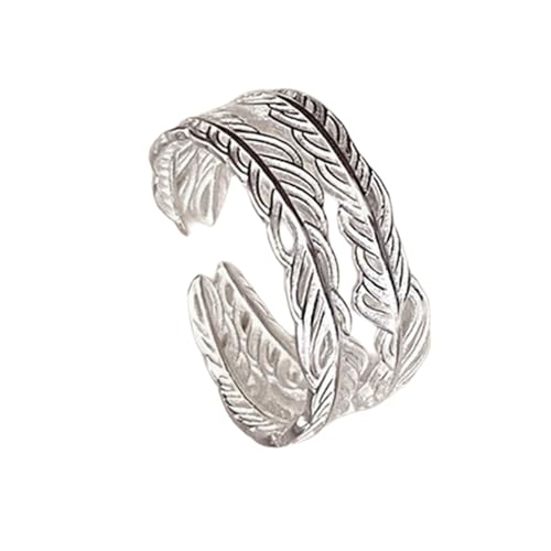 Bague plume argent réglable : fini les erreurs de taille de bijou