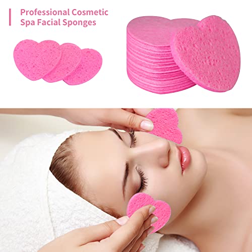 image for Spunspon 50-Count Facial Sponges Compressed, 100% Natural Cellulose Fa