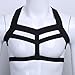 Mens Harness Belt Nylon Elastic Body Shoulder Strap Sexy Halter Club Wear Cosplay Costume Sexy Black Sissy Lingerie Adjustable Harness Men Belts Bondage Body