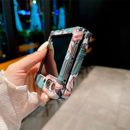 Coque Samsung Z Fold4 antichoc mince - Couverture florale de protection mat fleur