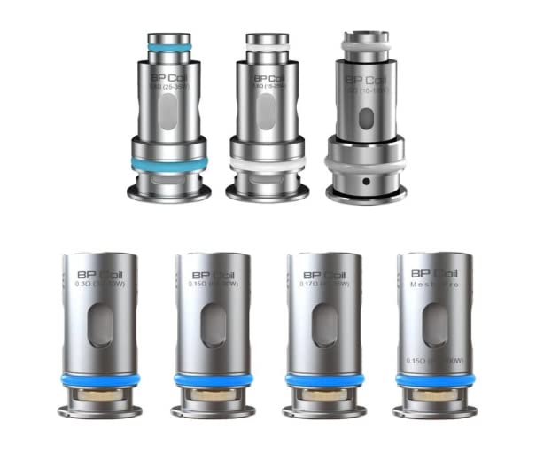 Genuine Aspire BP Coils Mesh 0.17 ohm for Aspire BP80 and BP60 Pod Kits - Nicotine Free