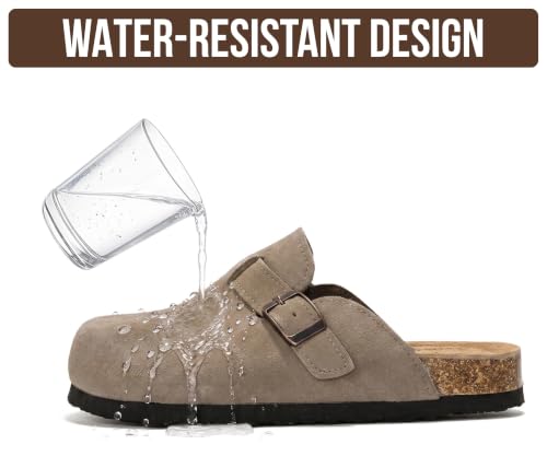 Image of Project Cloud Kids 100% Genuine Leather Non Slip Clogs with Cork Footbed