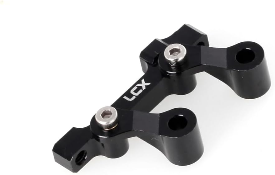 LCX Racing RC Car CNC Machined Aluminum Bellcranks with Drag Link for LOSI 1/16 Mini-B Buggy 1/18 Mini-T Stadium Truck, Upgrades Parts Accessories