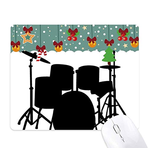 Kit de batterie tapis de bureau chanson caoutchouc et tapis de souris Noël