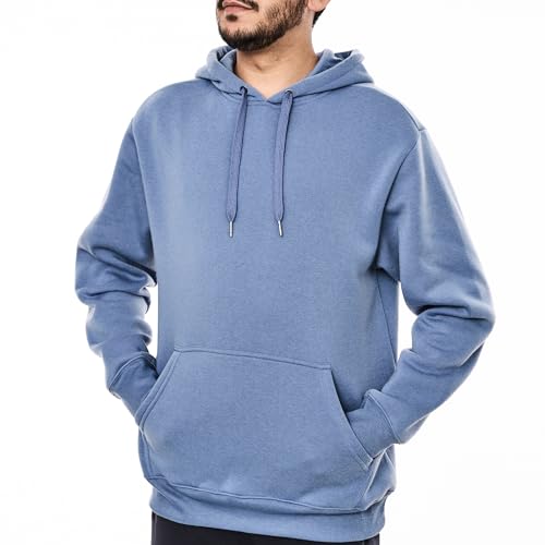 WHITE PEAK TRADING COMPANY 3 Pack Mens Fleece Hoodie Long Sleeve Lightweight Athletic Workout Sweatshirt for Men with Pockets — view 2