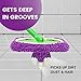 Reusable Microfiber Mop Pads (6 Pack Purple)