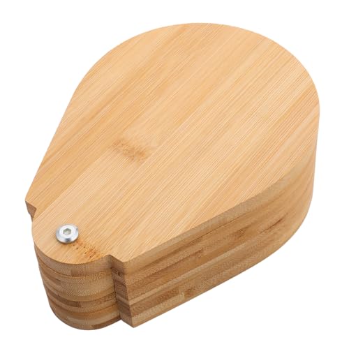 FELTECHELECTR Wooden Salt Dip Sugar Box for Kitchen Bar Rotating Salt Container Holder for Seasonings Spices Condiments