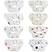 8-Pack 360° Rotate Organic Cotton Baby Bibs, Newborn Muslin Bibs For Teething And Drooling,Unisex Baby Bibs For Toddler, Adjustable With Snaps, Super Soft & Absorbent Baby Bibs For Boys And Girls.
