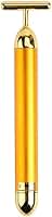 Barra de beleza energética de ouro 24 k – Massageador facial facial – Massageador facial elétrico – Massageador facial portátil antienvelhecimento ouro 24K para levantamento de rosto, redução de rugas