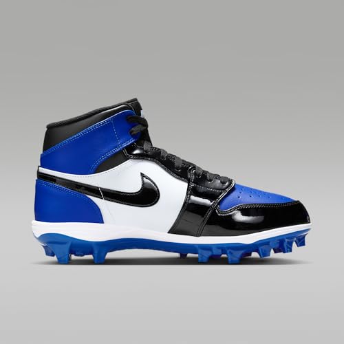 Jordan 1 Mid TD Men's Football Cleat (Game Royal/White/Black)3