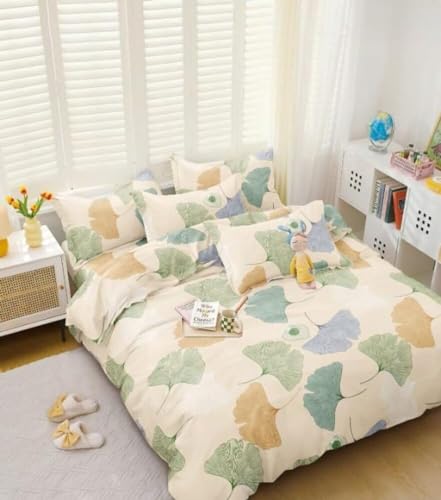 Image of TIB The Intellect Bazaar Flat Double Bedsheets with 2 King Size Pillow Covers | Double Bed Breathable | Wrinklefree | Ultrasoft | 90 x 100 Inches, 7X7.5 Feet | M-Big Pattta