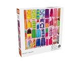 Buffalo Games - Frosty Treats - Lars Stewart - 300 Piece Large Jigsaw Puzzle for Adults - Playful Summer Ice Cream Art - Finished Size is 21.25 x 15.00, Oversized Pieces