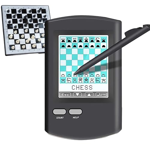 Scacchiera elettronica portatile 9 in 1, scacchiera intelligente con ampio