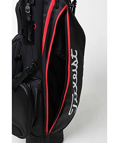 タイトリスト(TITLEIST) Players 4 スタンドバッグ TB21SX4-BKRD ブラック×レッド 9枚目