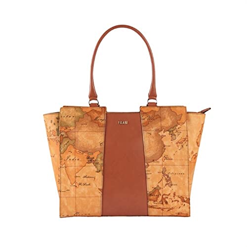 Cabas Alviero Martini shopper avec bande centrale idéal pour le bureau