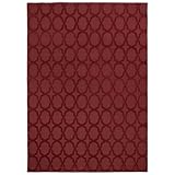 Garland Rug Sparta Area Rug, 5-Feet by 7-Feet, Chili Red