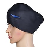 Extra Large Swim Cap For Long Hair,Thick Hair,Curly Hair&Short Hair,Swimming Caps For Women And Men With Ear Plug And Nose Clip