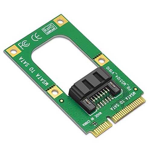 Adaptador mSATA a SATA con cable SATA miniatura 4