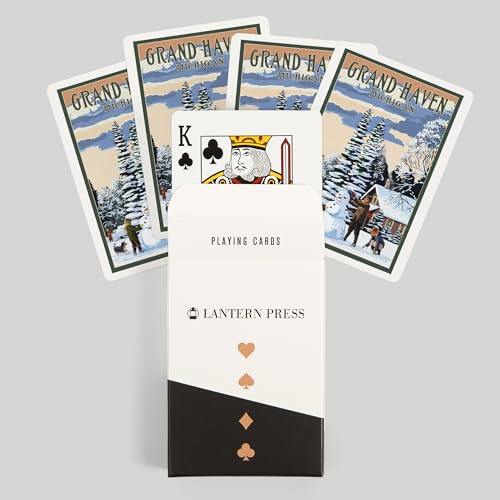 Baraja de Poker Lantern Press Grand Haven Michigan 52 cartas miniatura 6