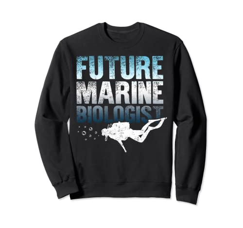 Futuro Biólogo Marino Océano Estudiante Biología Graduado Buzo Sudadera