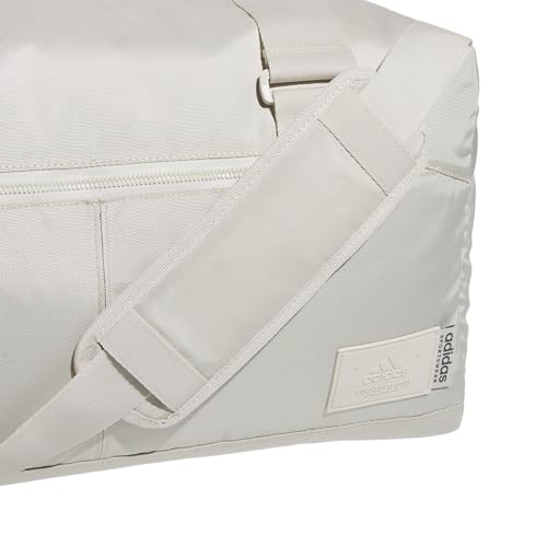 Image of adidas Lounge Premium Sport Duffel Bag for Travel and Gym, Alumina Beige, One Size