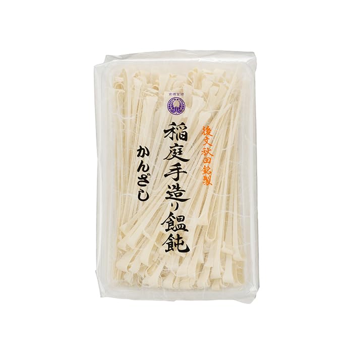 後文 稲庭うどん 稲庭手造り饂飩 かんざし｜秋田 稲庭 手作り うどん 乾麺 秋田県 いなにわ 饂飩 曲がり まがり 後文株式会社